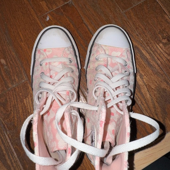 Kids' Chuck Taylor All Star Lift High Top Sneaker size 3.5 donut glaze/pink - Picture 4 of 5